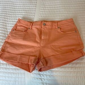 GUC Loft Orange Jean Cuff Shirts Size 30 / 10